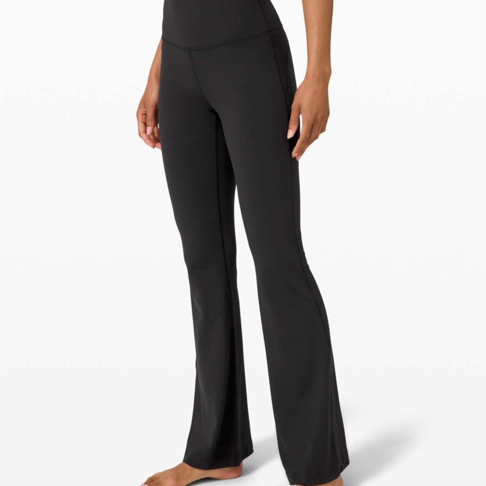 Lululemon groove flare pant high rise black